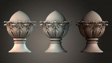 Finial Top of the column 3d model
