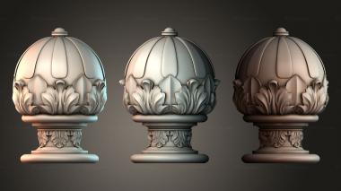Finial Top of the column 3d model