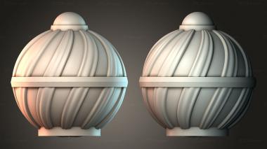 Finial Top of the column 3d model
