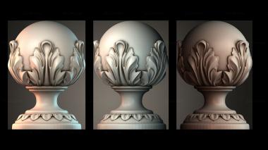 Finial Top of the column 3d model