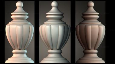 Finial Top of the column 3d model