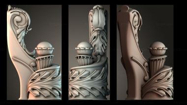 Finial Top of the column 3d model