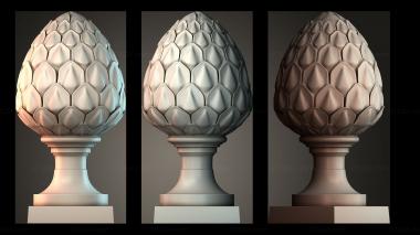 Finial Top of the column 3d model