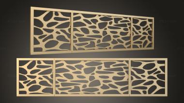 Headboard Headboard in modern style 3d model