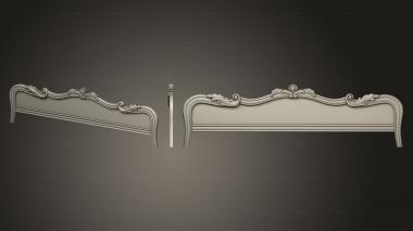Headboard Footboard of the bed version2 3d model