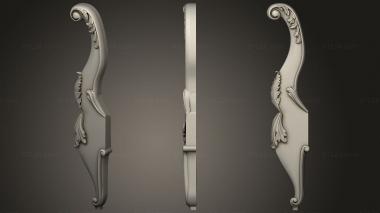 Headboard Bed leg 3d model