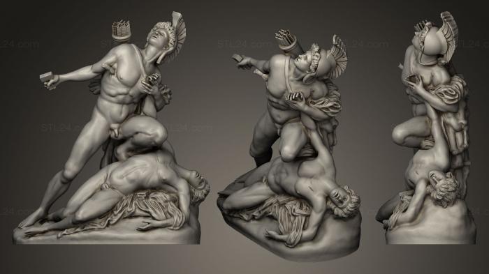 Nisus et EuryaleJean Baptiste RomanLouvre Paris France NEW17