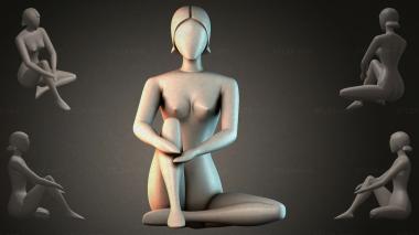 Statues of girls STKGI_000007 3d model