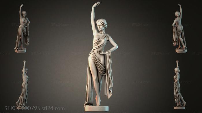 Статуэтки девушек (STKGI_000795) 3D модель для ЧПУ станка