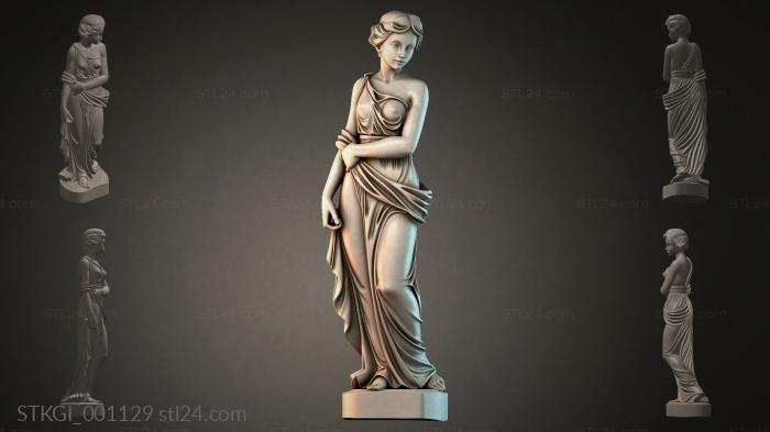 Статуэтки девушек (STKGI_001129) 3D модель для ЧПУ станка