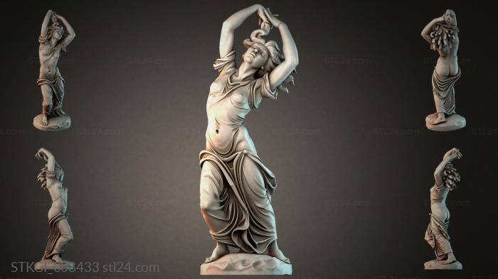 Статуэтки девушек (STKGI_003433) 3D модель для ЧПУ станка