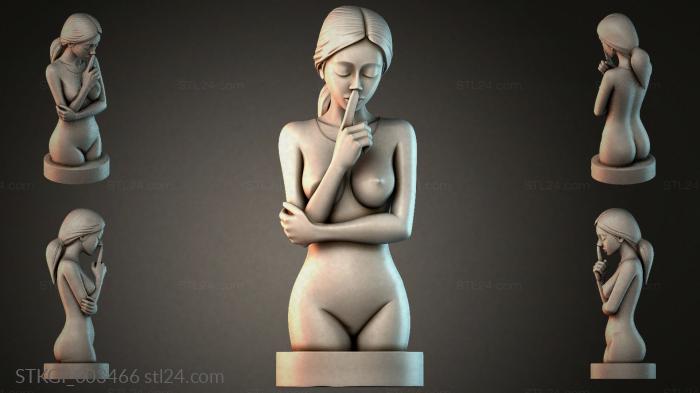 Статуэтки девушек (STKGI_003466) 3D модель для ЧПУ станка