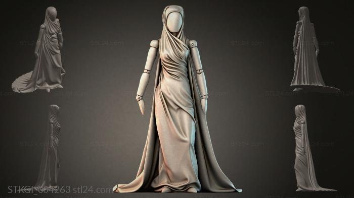 Статуэтки девушек (STKGI_004263) 3D модель для ЧПУ станка