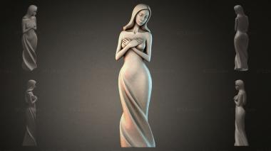 Statues of girls (STKGI_004386) 3D models for cnc