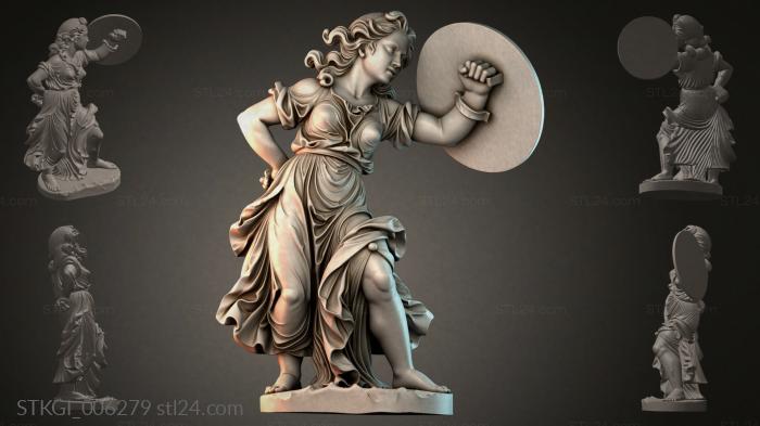 Статуэтки девушек (STKGI_006279) 3D модель для ЧПУ станка