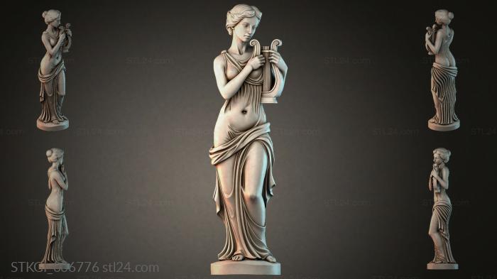 Статуэтки девушек (STKGI_006776) 3D модель для ЧПУ станка