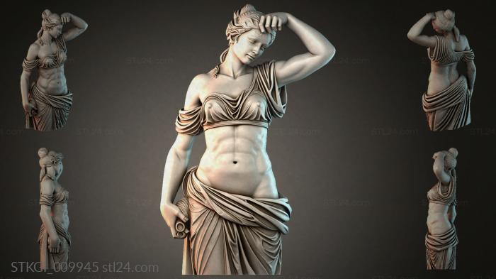 Статуэтки девушек (STKGI_009945) 3D модель для ЧПУ станка