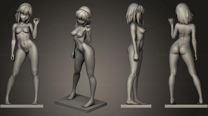 Аниме Сексуальная Девушка STL Для 3D