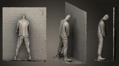 Figurines of people Sculpture by Claus Carstensen Textured 3d model