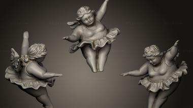Figurines of people Ballerina Ornament scanned with peel 2 S 3d model