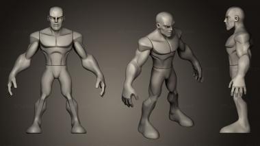 Figurines of people Infinidude Base Model 3d model