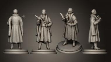Figurines of people Pavlo Polubotok Hetman miniature 3d model