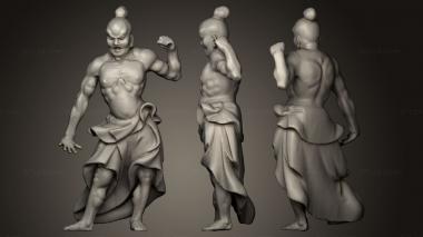 Figurines of people Temple guardian Rijksmuseum Amsterdam 3d model