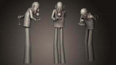 Figurines of people The Butler by Paul Richardson 3d model