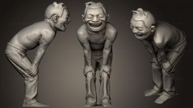 Figurines of people A maze ing Laughter by Yue Minjun 3d model