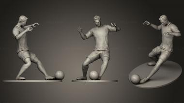 Figurines of people Footballer Sledgestrike 01 3d model