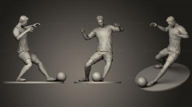 Figurines of people Footballer Sledgestrike 01108 3d model