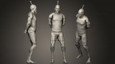 Figurines of people Netero Fanart from Hunterx Hunter 3d model