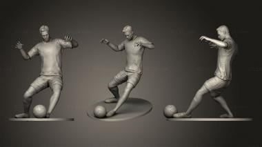 Figurines of people Footballer 02 Sledgestrike 01 3d model