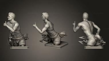 Figurines of people Lifeguard 3d model
