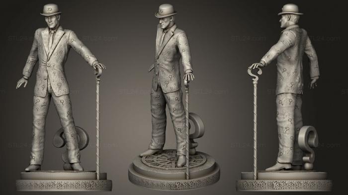 Figurines of people (Riddler SW split keyeds, STKH_0325) 3D models for cnc