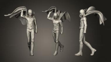 Figurines of people Saitama one punch man 3d model
