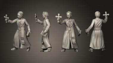 Figurines of people 6 TH STRETCH GOAL PRIEST 3d model