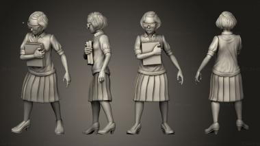Figurines of people 6 TH STRETCH GOAL SECRETARY 3d model