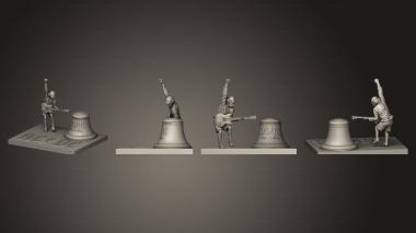 Figurines of people ACDC 3d model