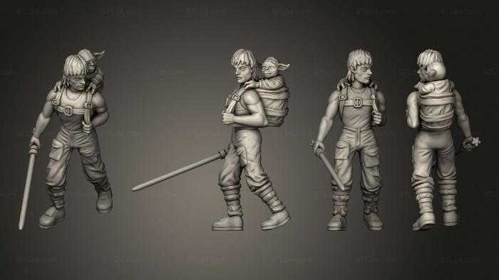 Figurines of people (Apprentice, STKH_0381) 3D models for cnc