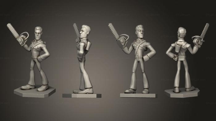 Figurines of people (ash, STKH_0386) 3D models for cnc