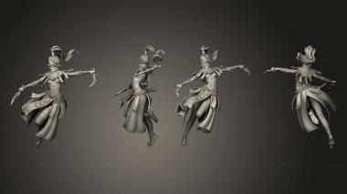 Figurines of people Assassin freescale 3d model