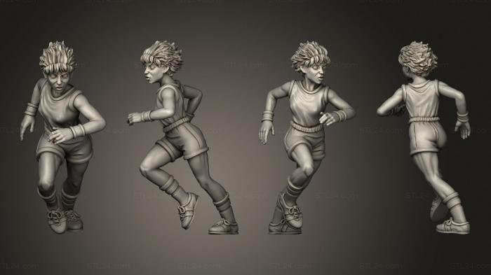 Figurines of people (ATHLETE 001, STKH_0388) 3D models for cnc