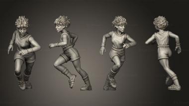 Figurines of people ATHLETE 001 3d model