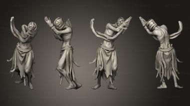 Figurines of people Atoner base 3d model