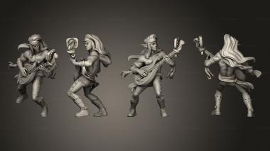 Figurines of people Bardic Beatdown Bards Syiva Rocker Body 2 3d model