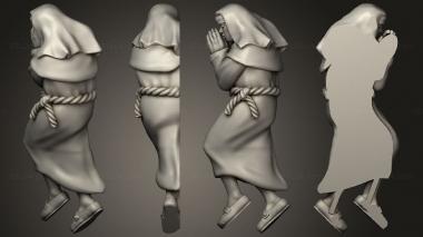 Figurines of people Bishop 004 3d model