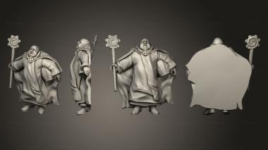 Figurines of people Bishop 005 3d model