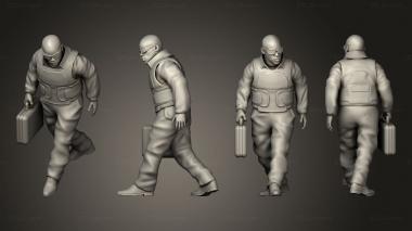 Figurines of people Black man 3d model
