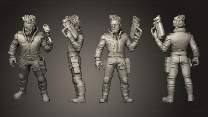 Figurines of people (Character chief judah starwalker, STKH_0429) 3D models for cnc